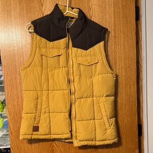 Kimes Ranch Yellow and Black Puffer Vest